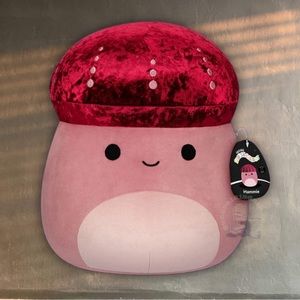 🍄 Squishmallows: Hammie the velvet mushroom large boi 12” plush kawaii cottage
